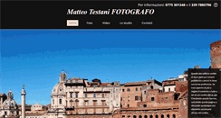 Desktop Screenshot of matteotestanifotografo.com